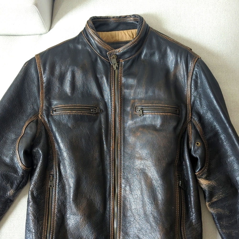 Leather Moto Jacket